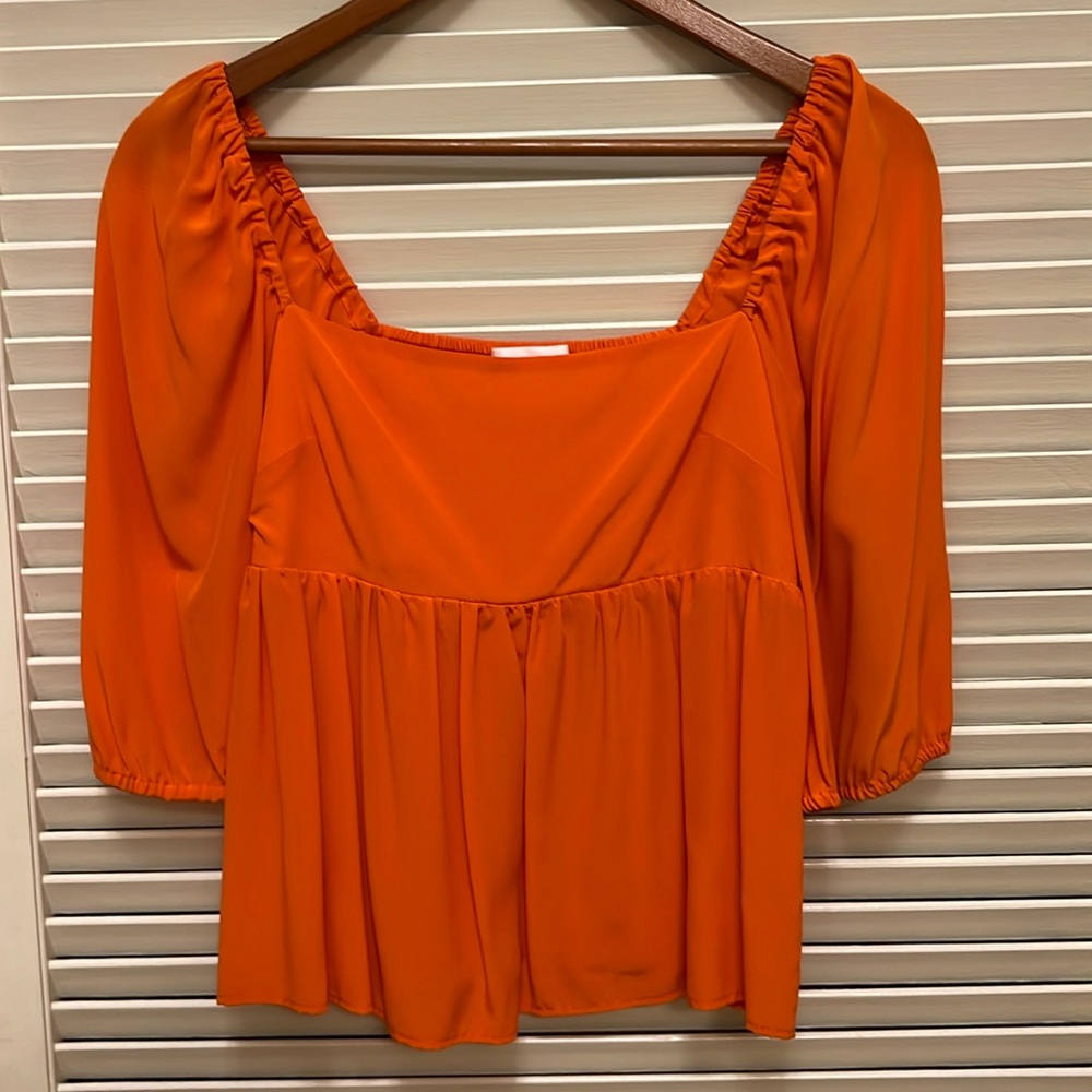 Lavender Brown 100% Silk Cal Top in Cara Cara, Size XSmall, NWT
